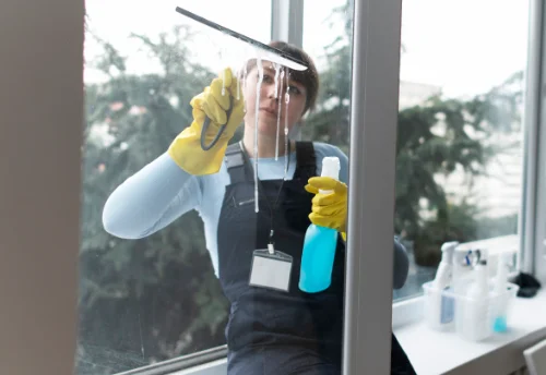 Nettoyage de vitres intérieures et extérieures à Jullié